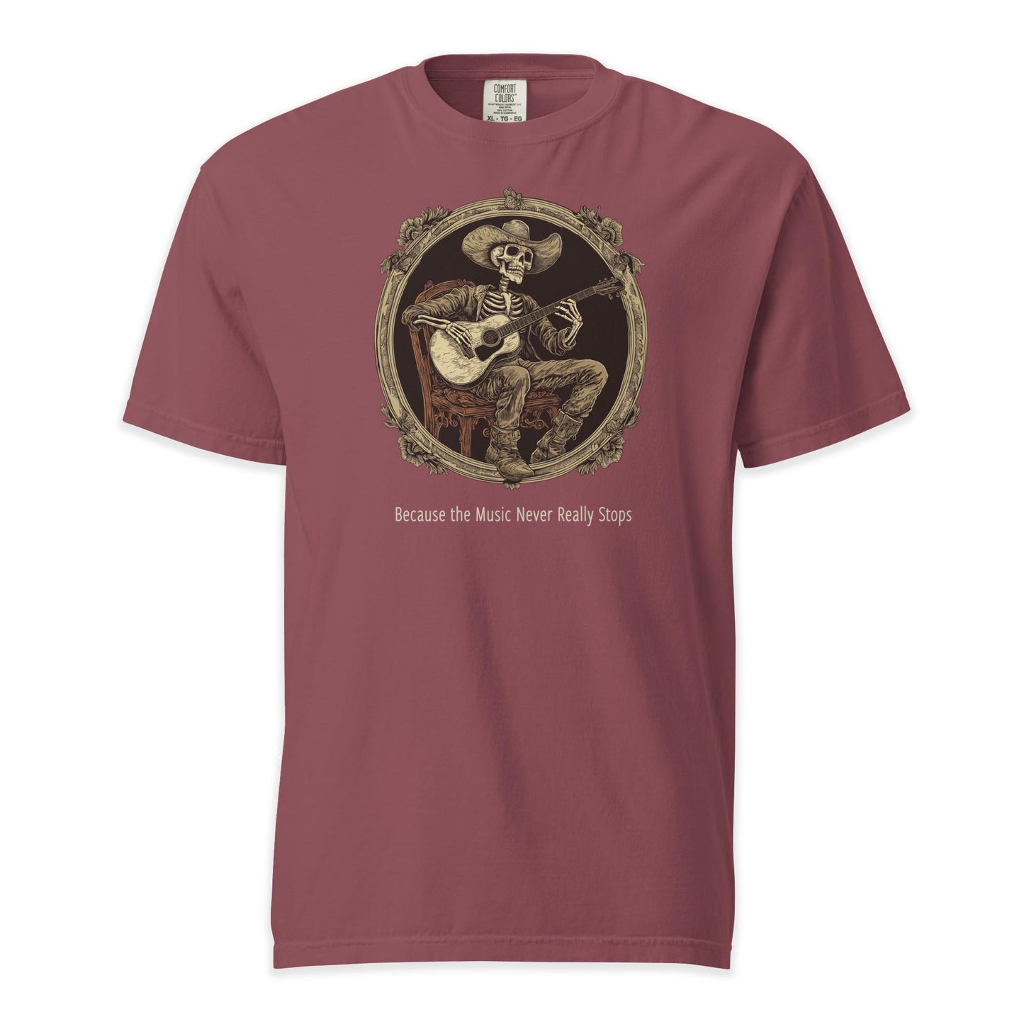 Forever Strummin’ T-Shirt | Comfort Colors Premium Music T-Shirt