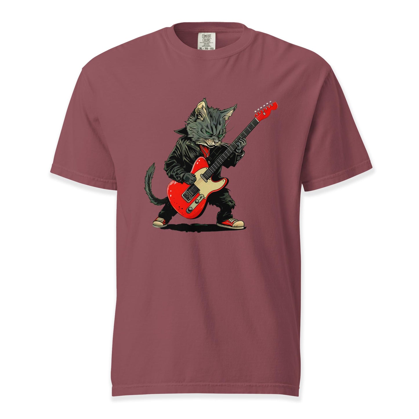 Shred Cat | Comfort Colors Premium Music T-Shirt