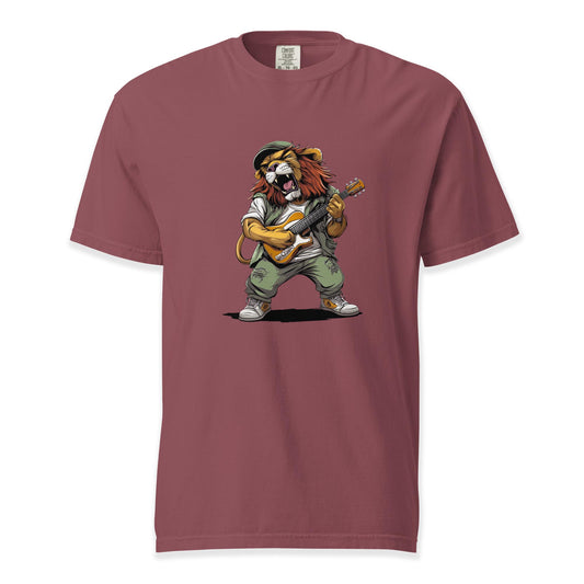 Loud & Roaring – Electric Lion Solo | Comfort Colors Premium Music T-Shirt