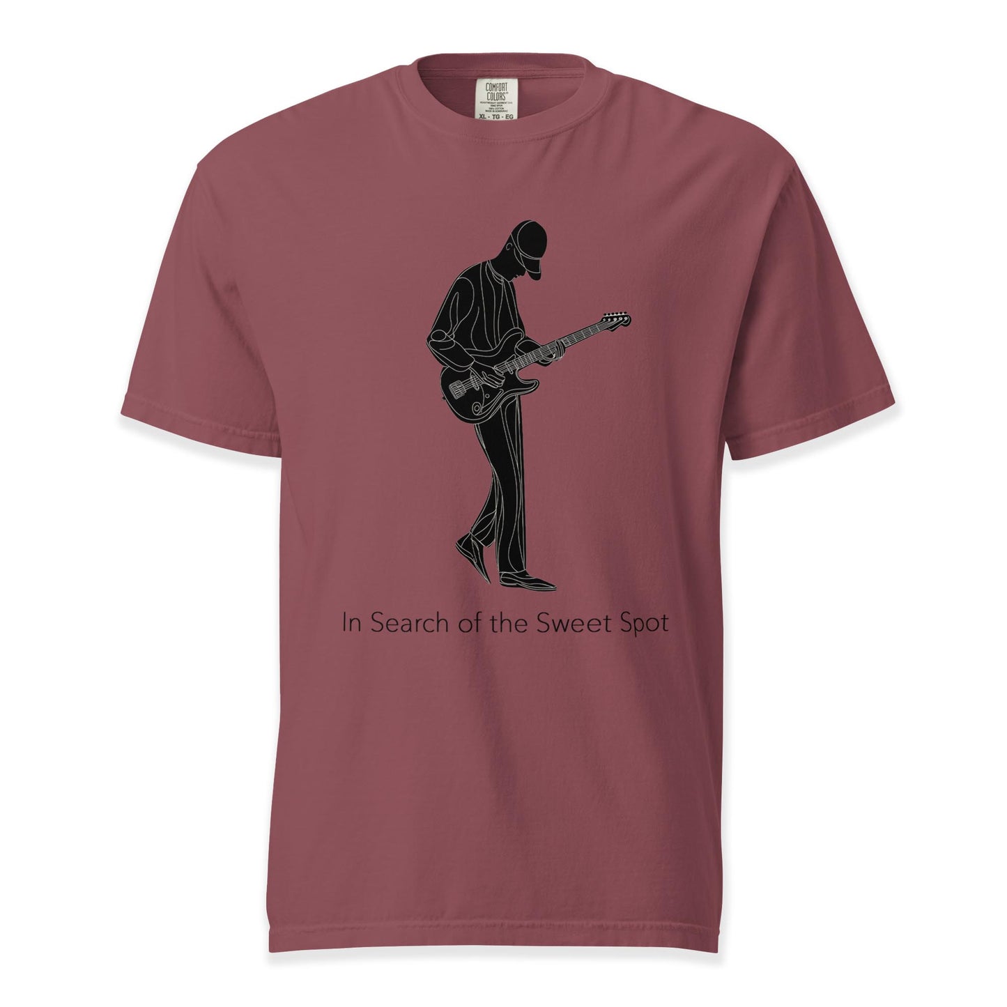 In Search of the Sweet Spot – Black Ink | Comfort Colors Premium Music T-Shirt