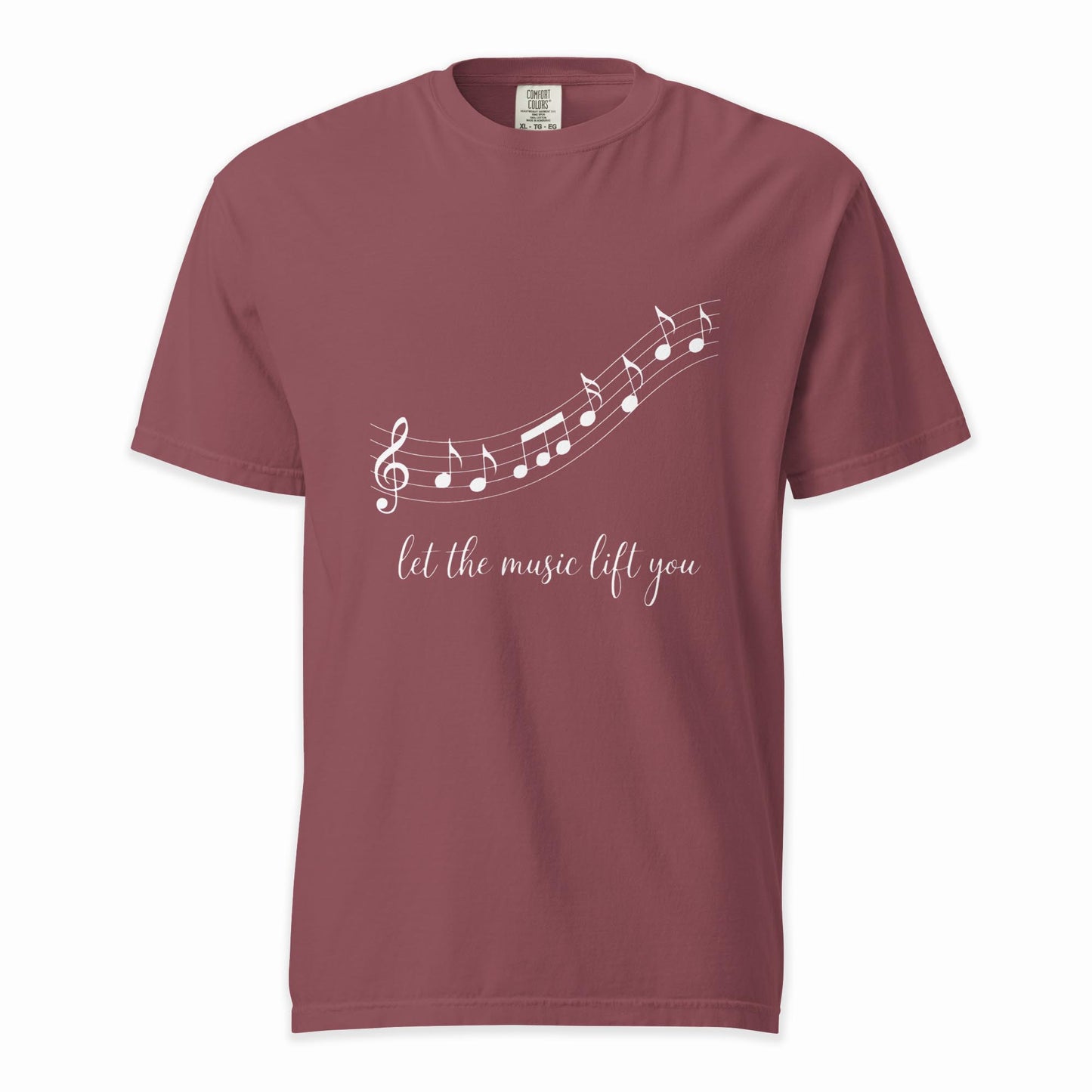 Let the Music Lift You | Comfort Colors Premium Music T-Shirt