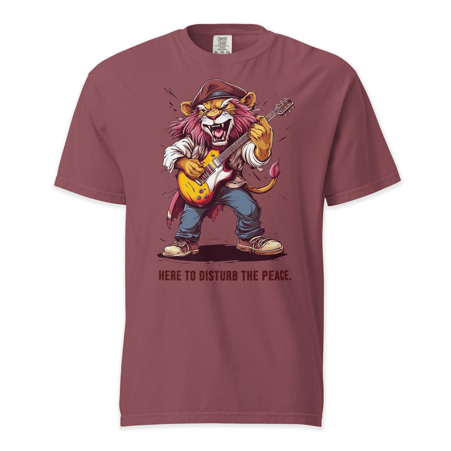 Amped Cat | Comfort Colors Premium Music T-Shirt
