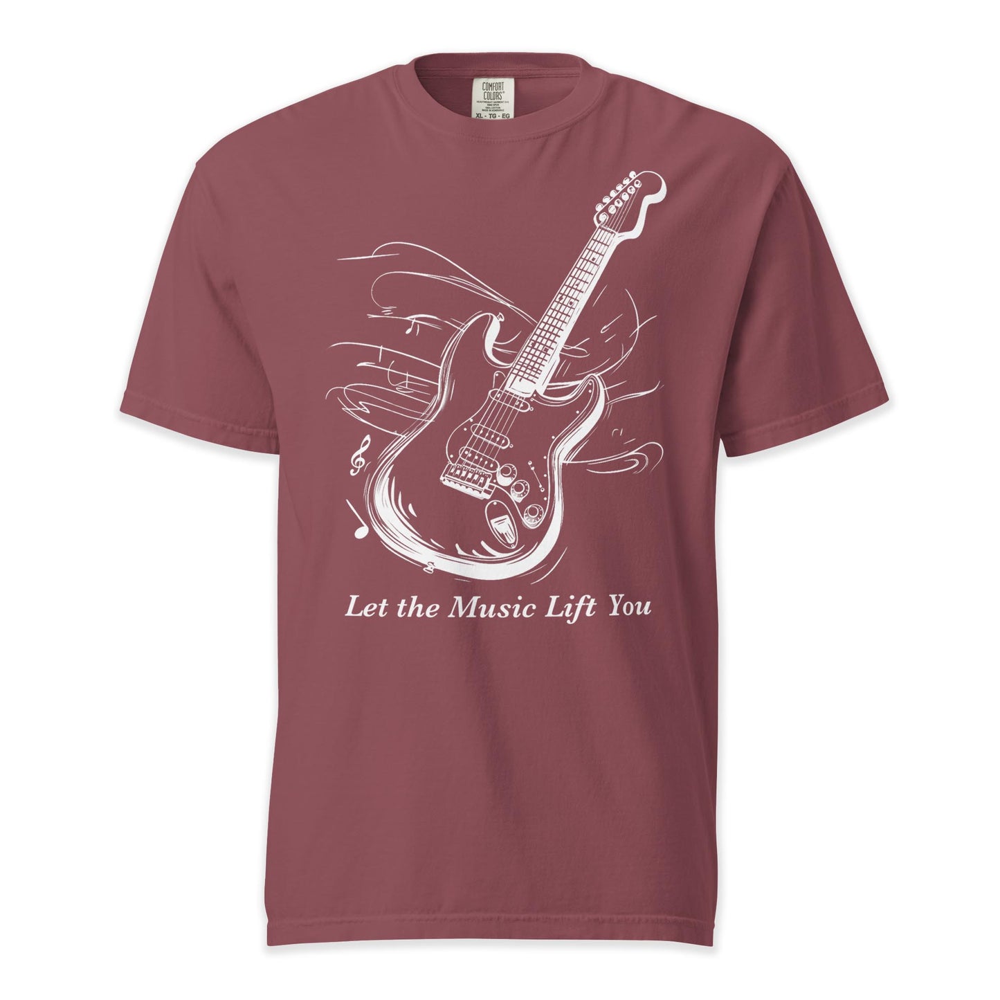 Strat Lines | Comfort Colors Premium Music T-Shirt