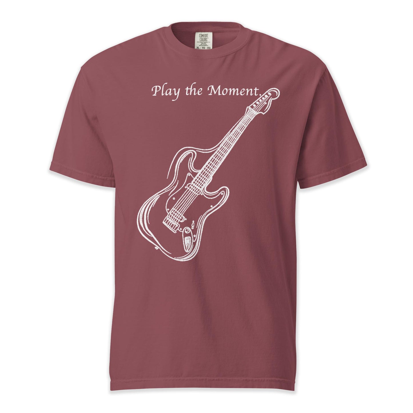 Play the Moment – Electric Guitar | Comfort Colors Premium Music T-Shirt