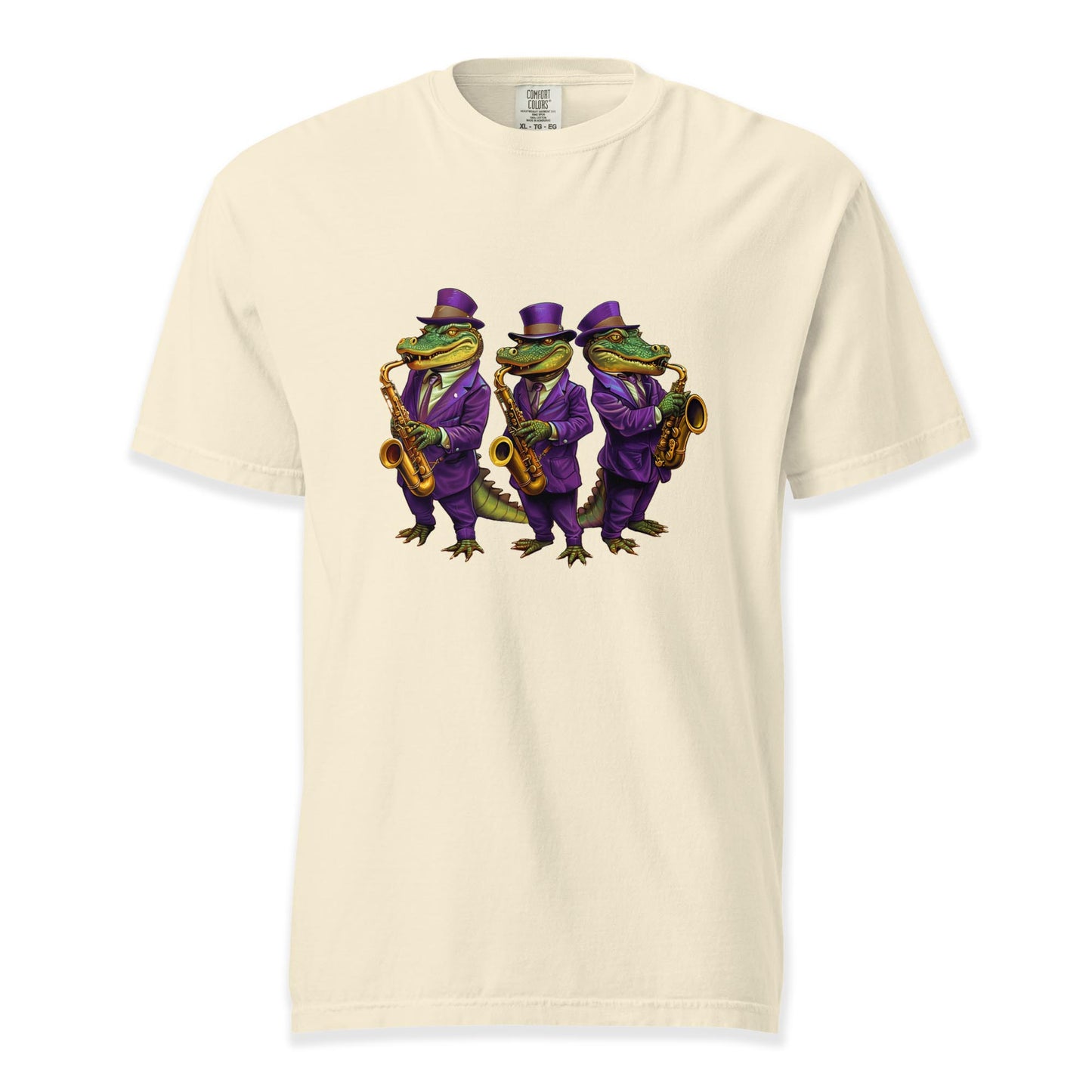 Alligator Sax Trio | Comfort Colors Premium Music T-Shirt