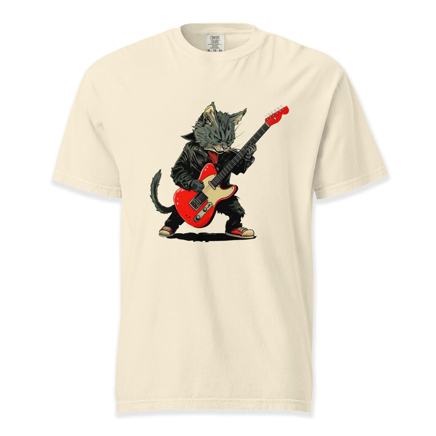 Shred Cat | Comfort Colors Premium Music T-Shirt