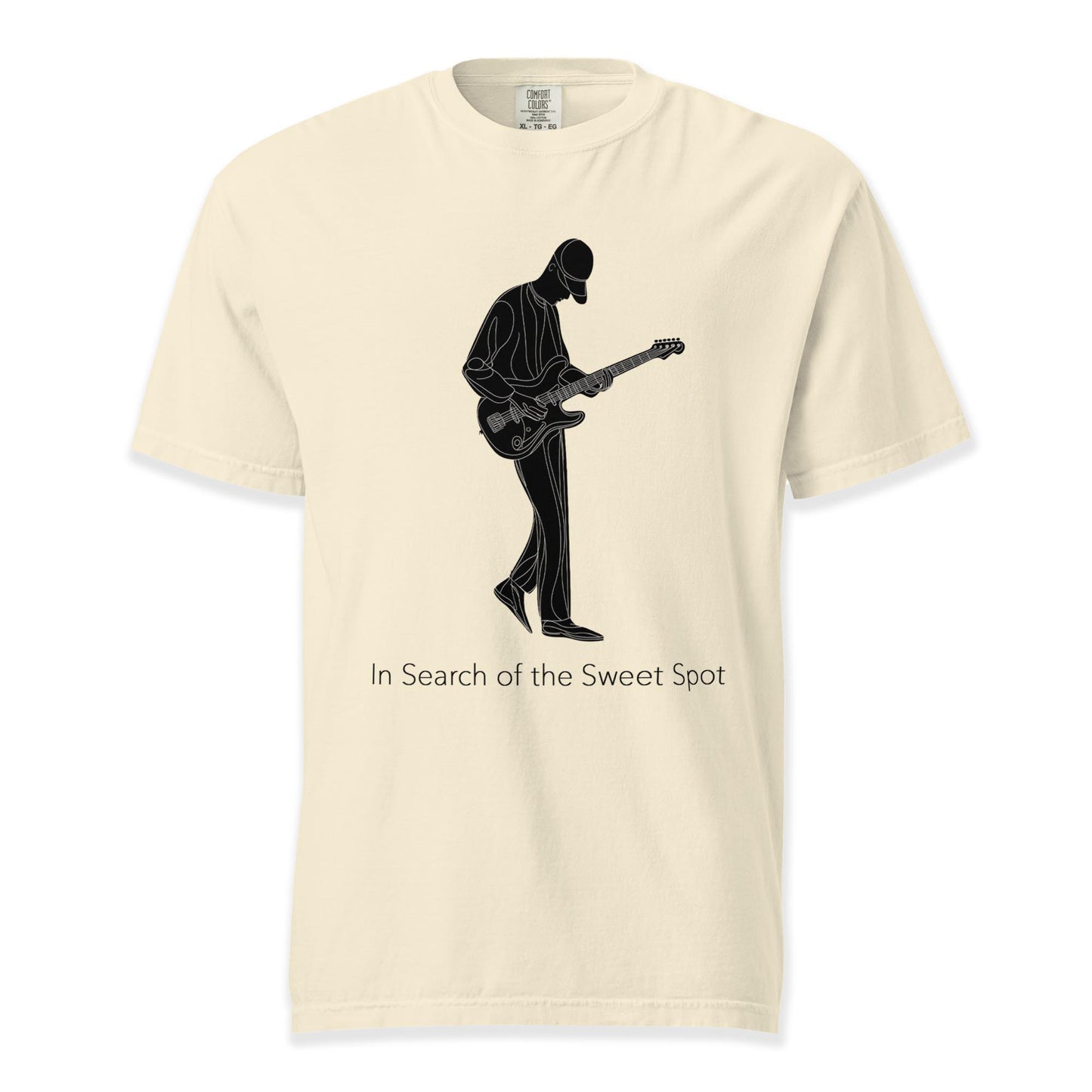 In Search of the Sweet Spot – Black Ink | Comfort Colors Premium Music T-Shirt
