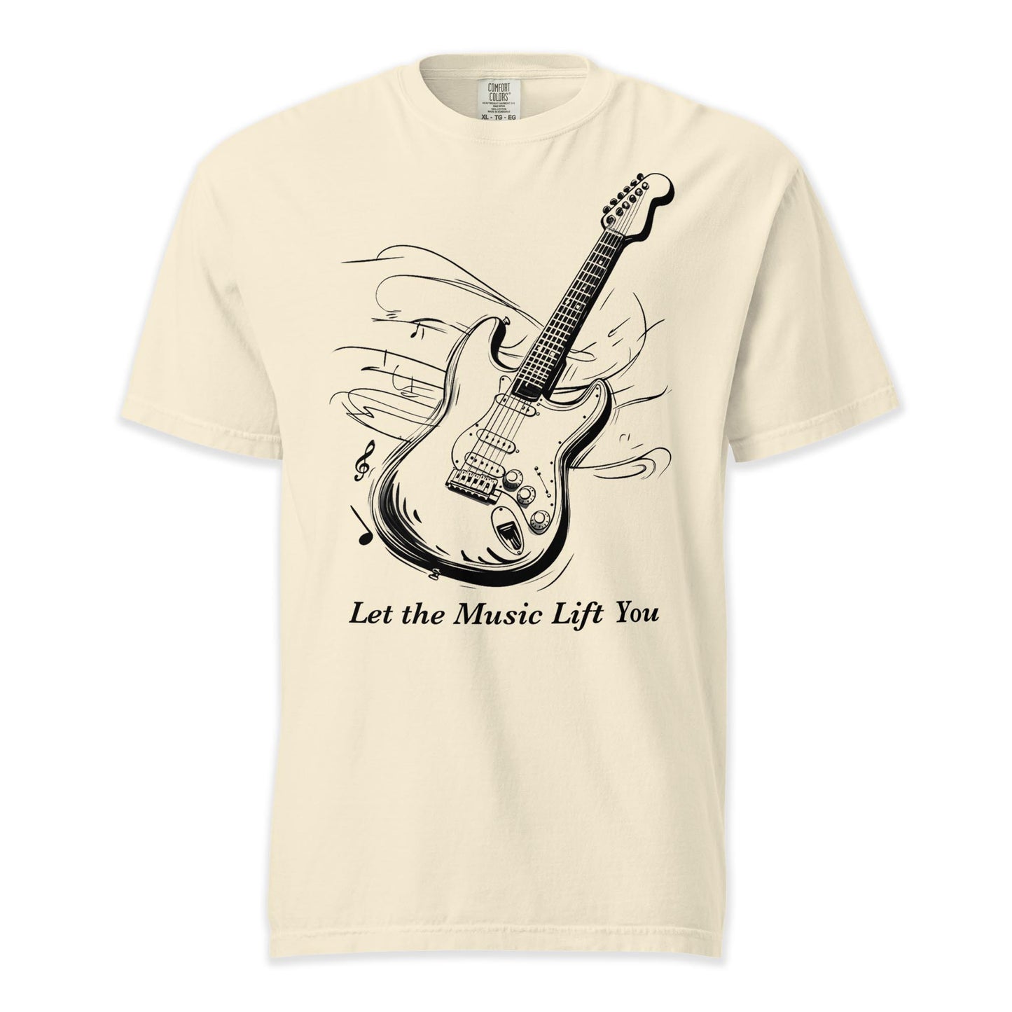 Strat Lines | Comfort Colors Premium Music T-Shirt