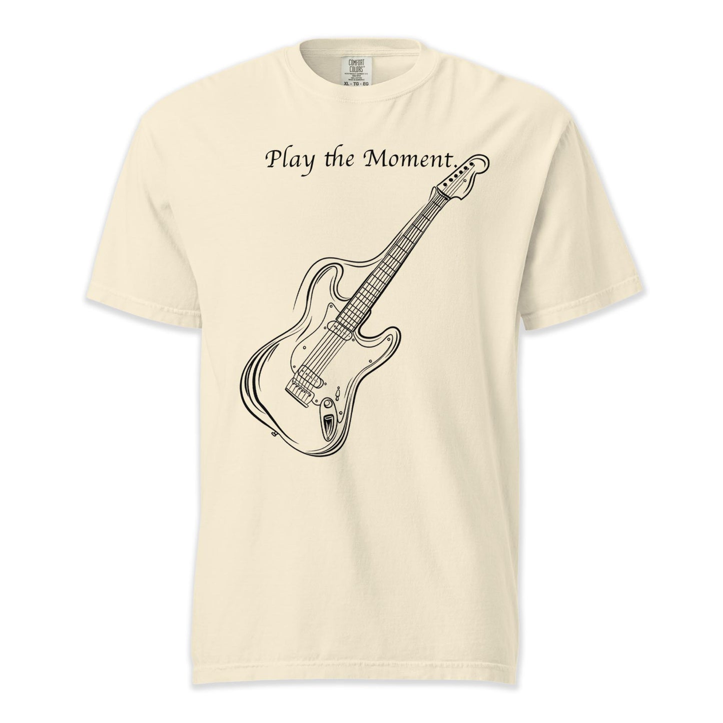 Play the Moment – Electric Guitar | Comfort Colors Premium Music T-Shirt