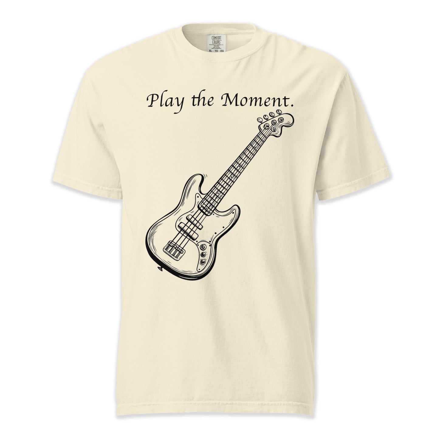 Play the Moment – Bass Guitar | Comfort Colors Premium Music T-Shirt