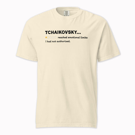 Tchaikovsky – A Playful Classical Review | Comfort Colors Premium Music T-Shirt