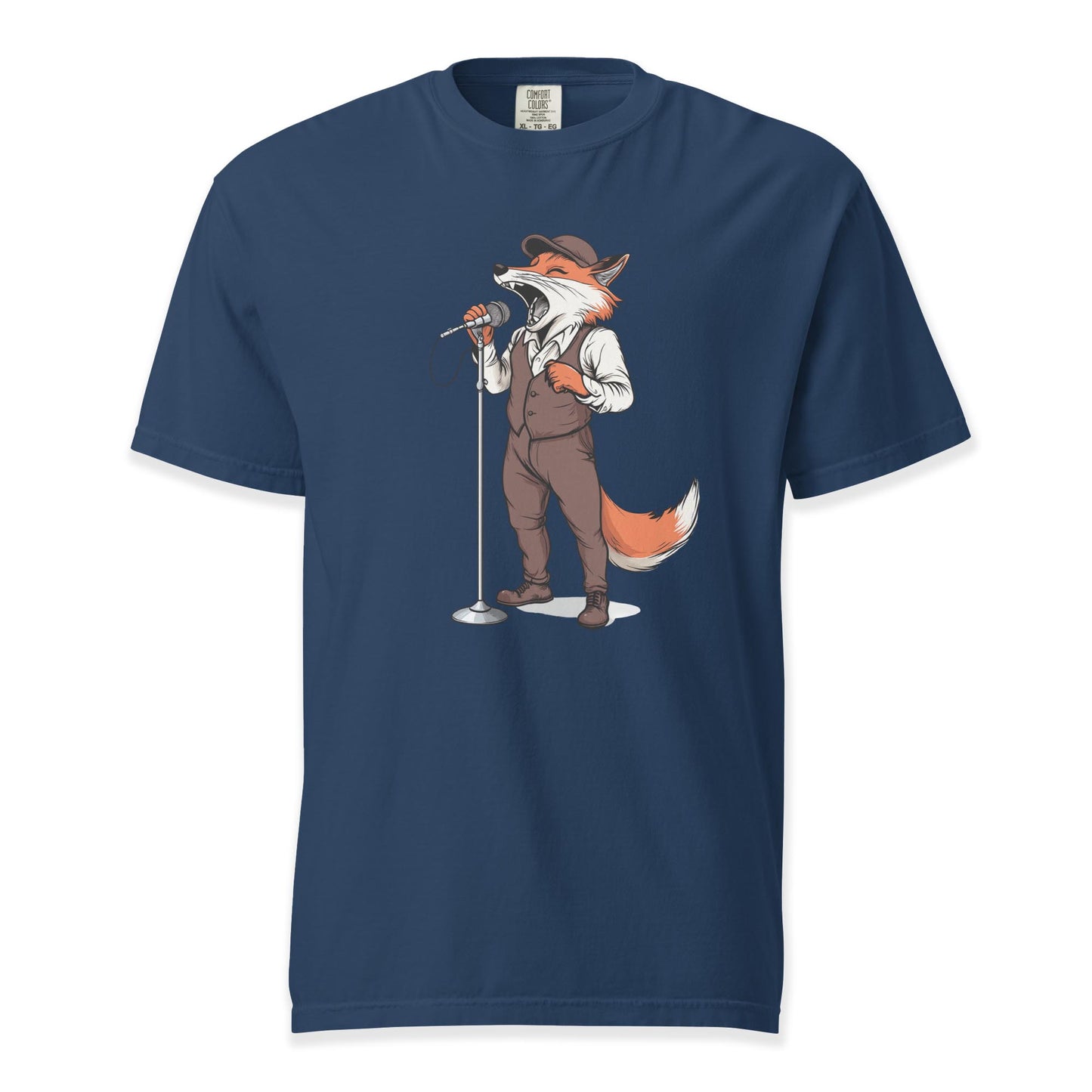Fox Crooner | Comfort Colors Premium Music T-Shirt