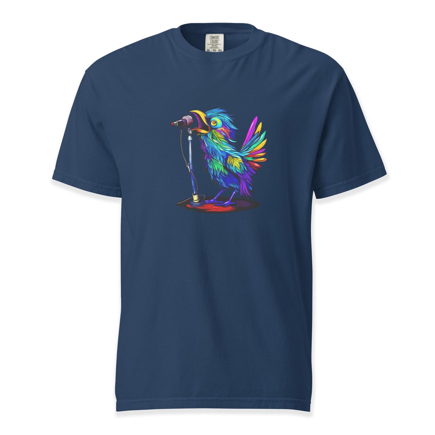Rainbow Songbird | Comfort Colors Premium Music T-Shirt