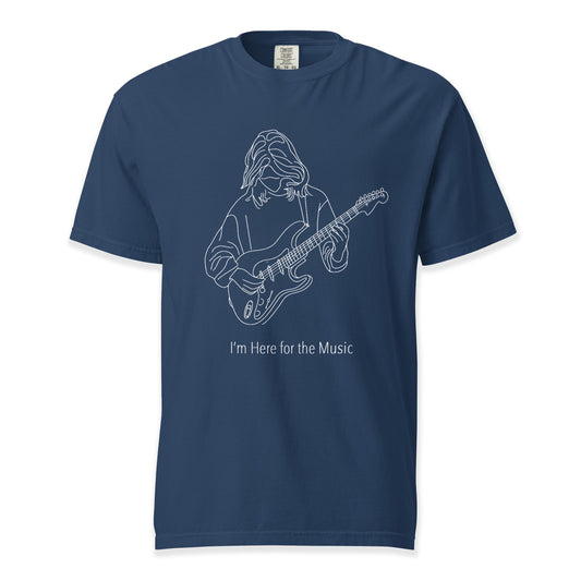 I’m Here for the Music T-Shirt | Comfort Colors Premium Music T-Shirt