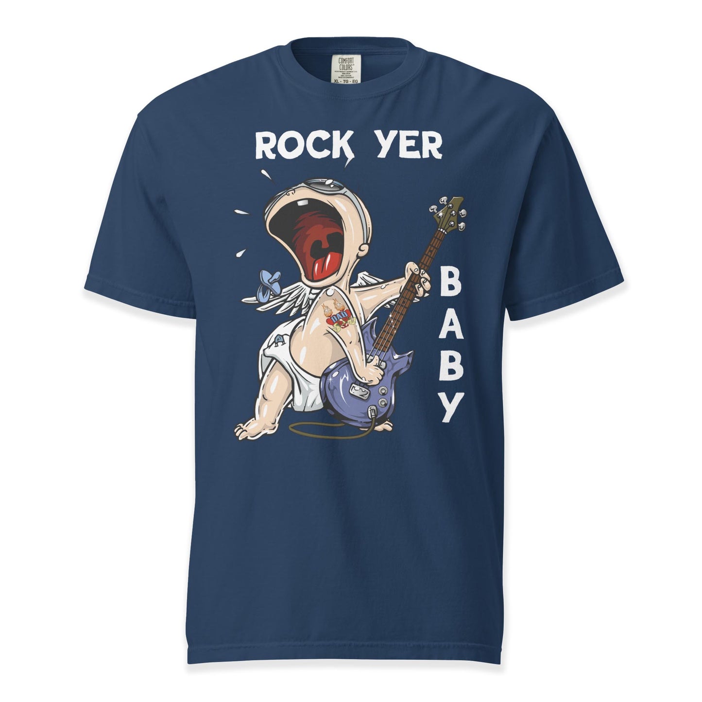 Rock Yer Baby T-Shirt  Comfort Colors Premium Music T-Shirt