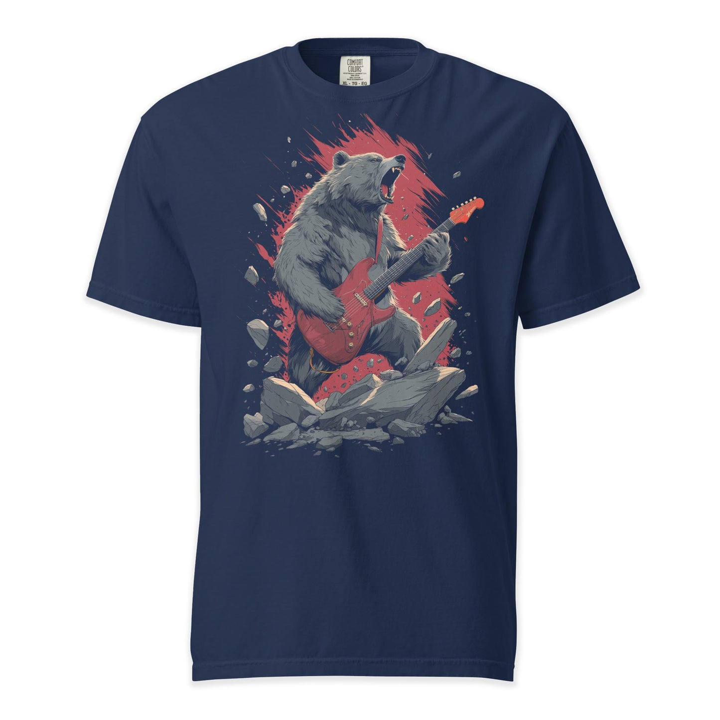 Grizzly Solo | Comfort Colors Premium Music T-Shirt