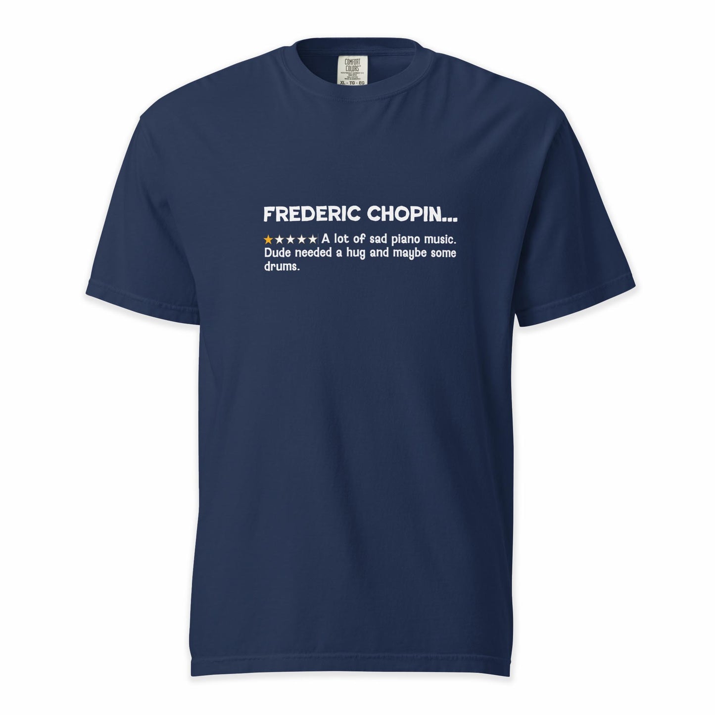 Frederic Chopin – A Playful Classical Review | Comfort Colors Premium Music T-Shirt