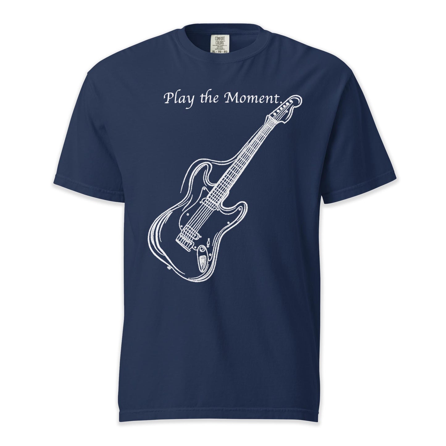 Play the Moment – Electric Guitar | Comfort Colors Premium Music T-Shirt