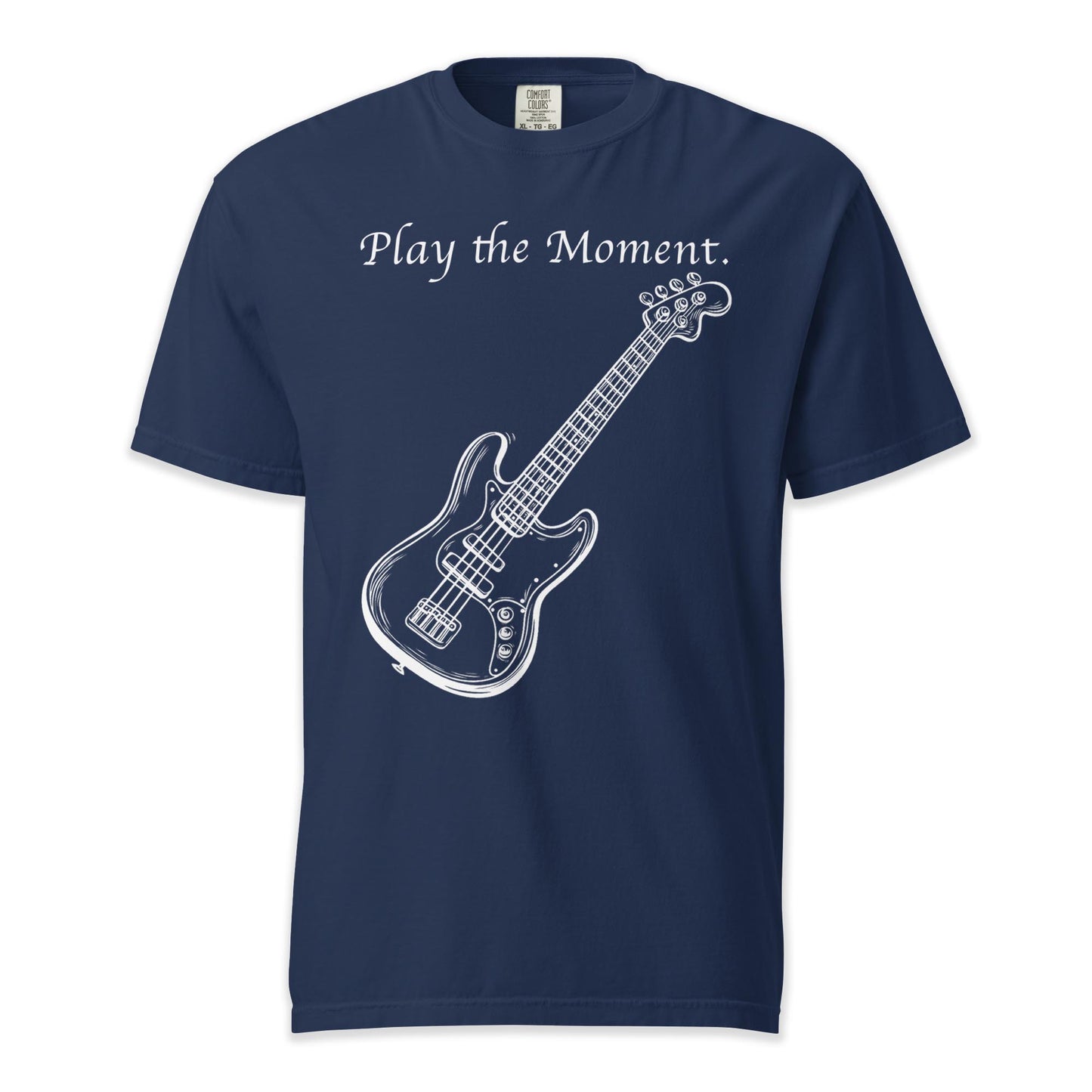 Play the Moment – Bass Guitar | Comfort Colors Premium Music T-Shirt
