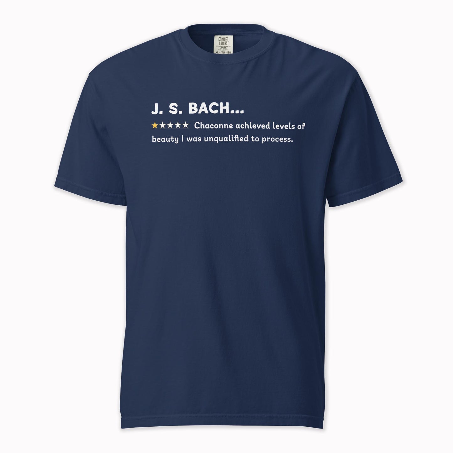 J.S. Bach – A Playful Classical Review | Comfort Colors Premium Music T-Shirt