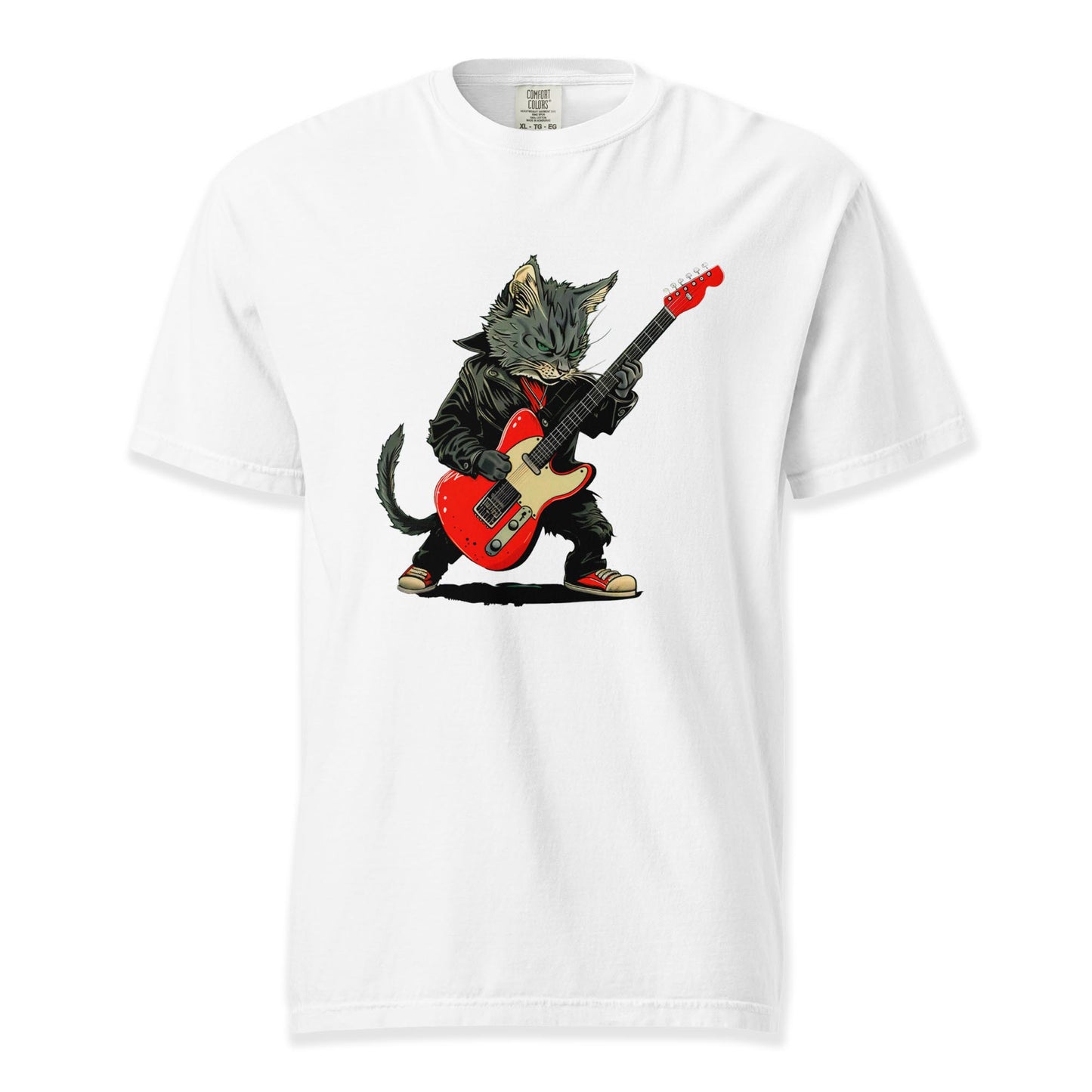 Shred Cat | Comfort Colors Premium Music T-Shirt