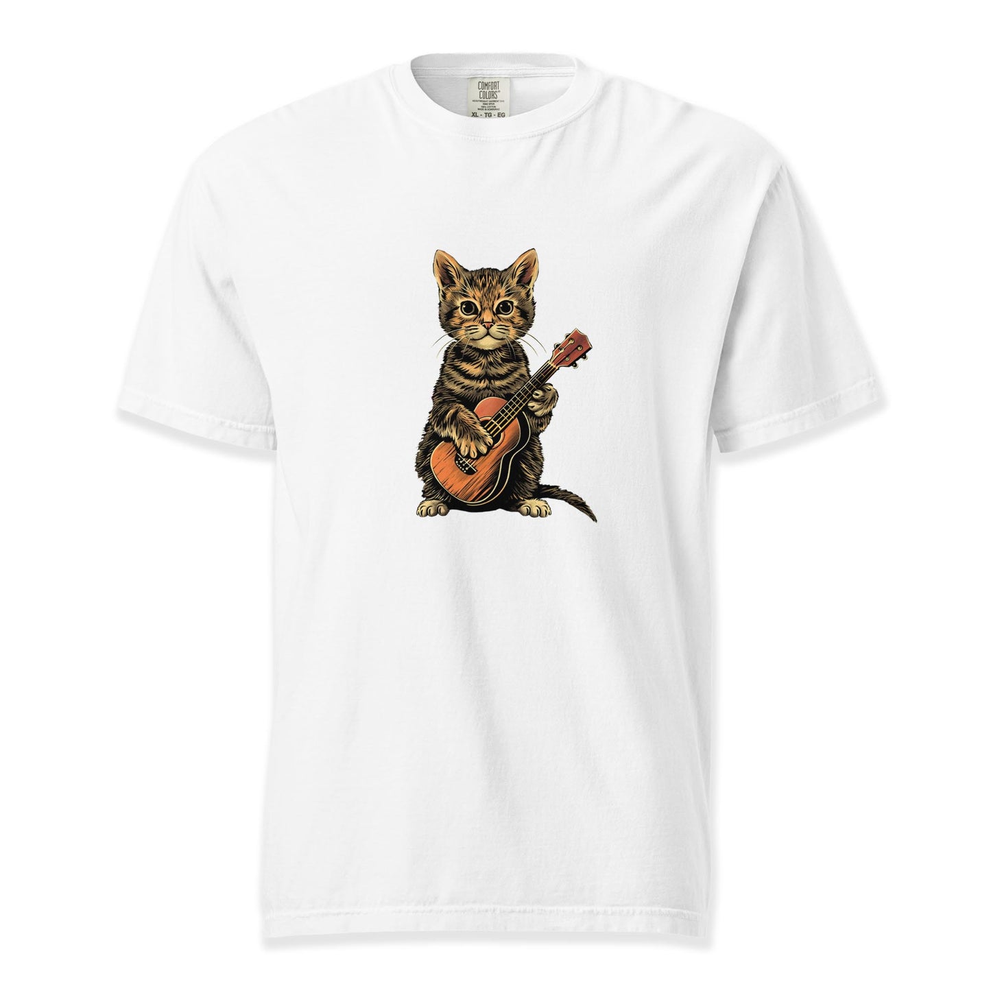 Tiny Tabby | Comfort Colors Premium Music T-Shirt