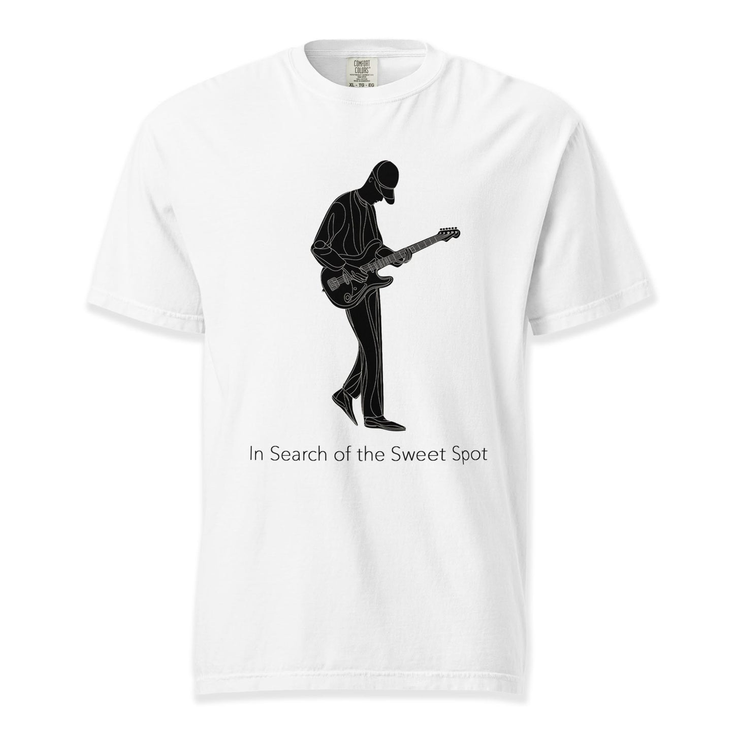 In Search of the Sweet Spot – Black Ink | Comfort Colors Premium Music T-Shirt