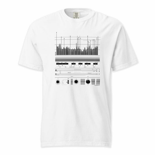 Data Waveform | Comfort Colors Premium Music T-Shirt