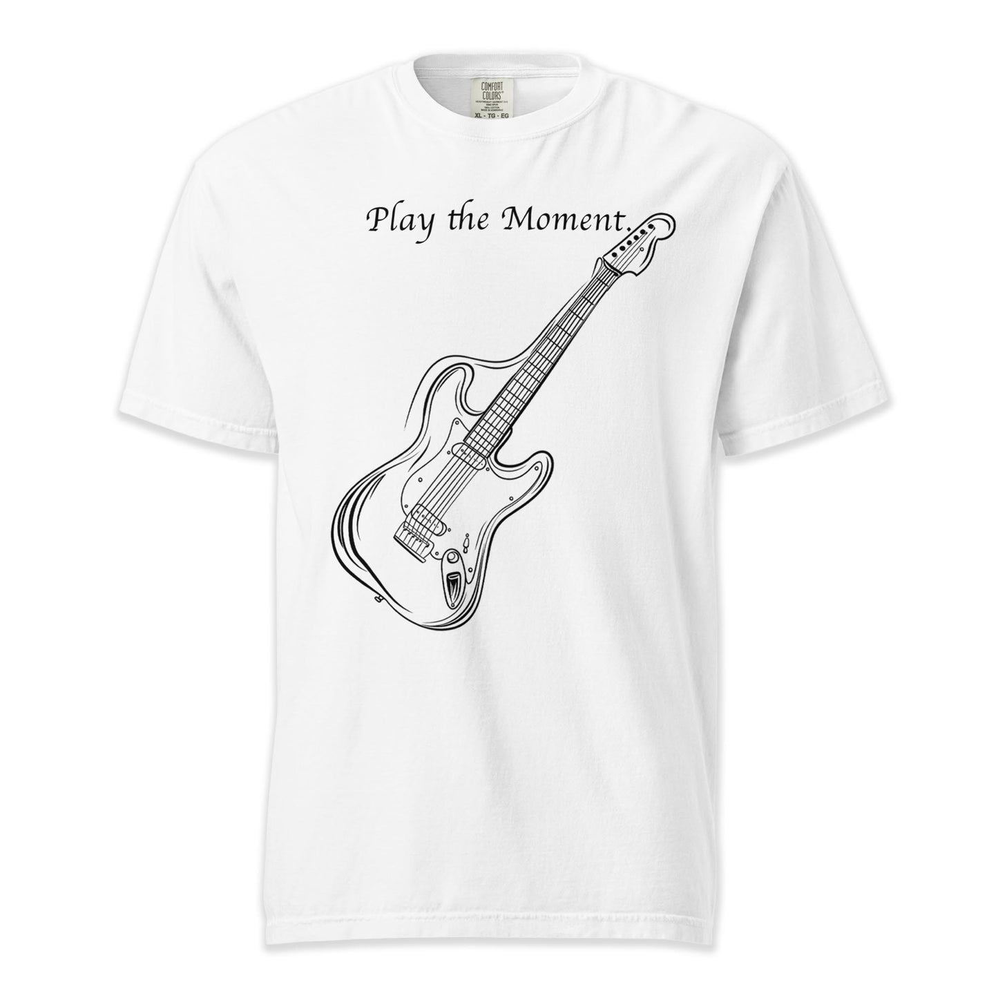 Play the Moment – Electric Guitar | Comfort Colors Premium Music T-Shirt